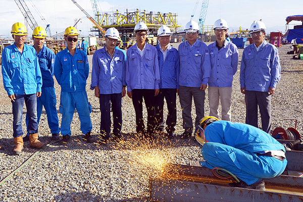 Opening Ceremony for Te Giac Trang Wellhead Platform Topside H4